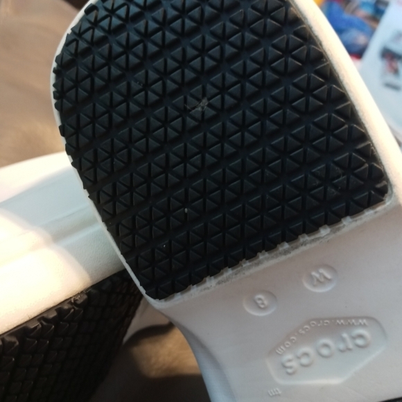 Crocs Neria 11 White Workforce Comfort Nursing medical clogs Non slip Sole - Picture 8 of 9